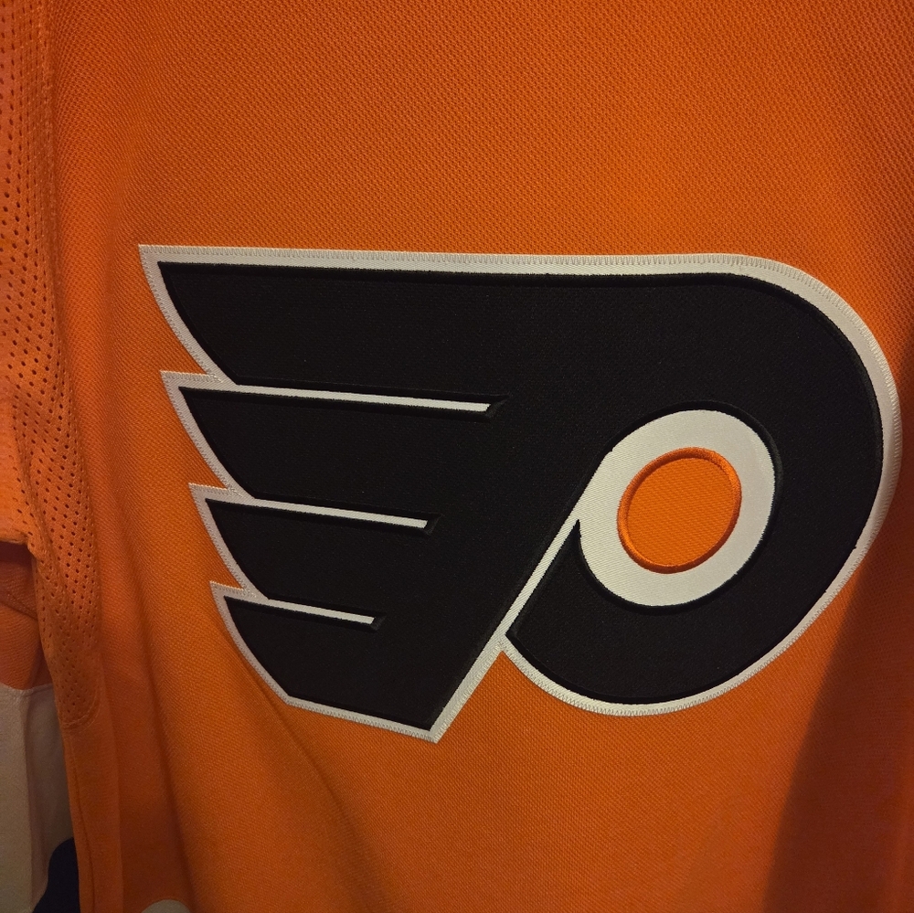 Adidas Philadelphia Flyers Nolan Patrick Jersey Sz 50 Medium Men's NHL - Picture 2 of 14